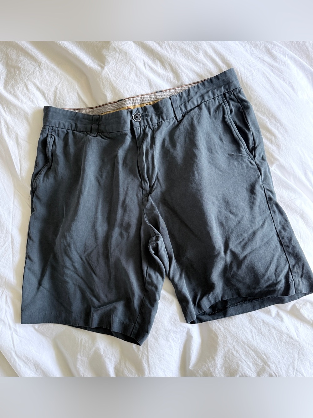 Tommy Bahama Silk Chino Shorts Mens 36 Quiet Luxury Coastal Grandfather Resort